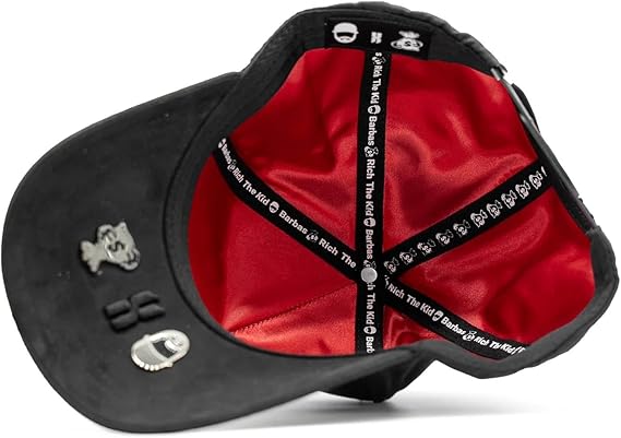 parte interior de la gorra skate or die en satin 