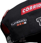 parches en panel trasero de la gorra ct racing barbas hats