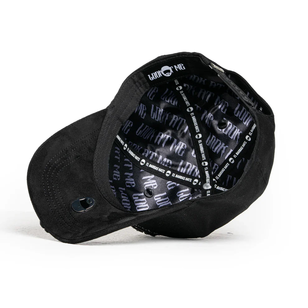 vista de satin interior de la gorra crime