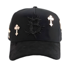 vista frontal gorra b cross 24k rose gold