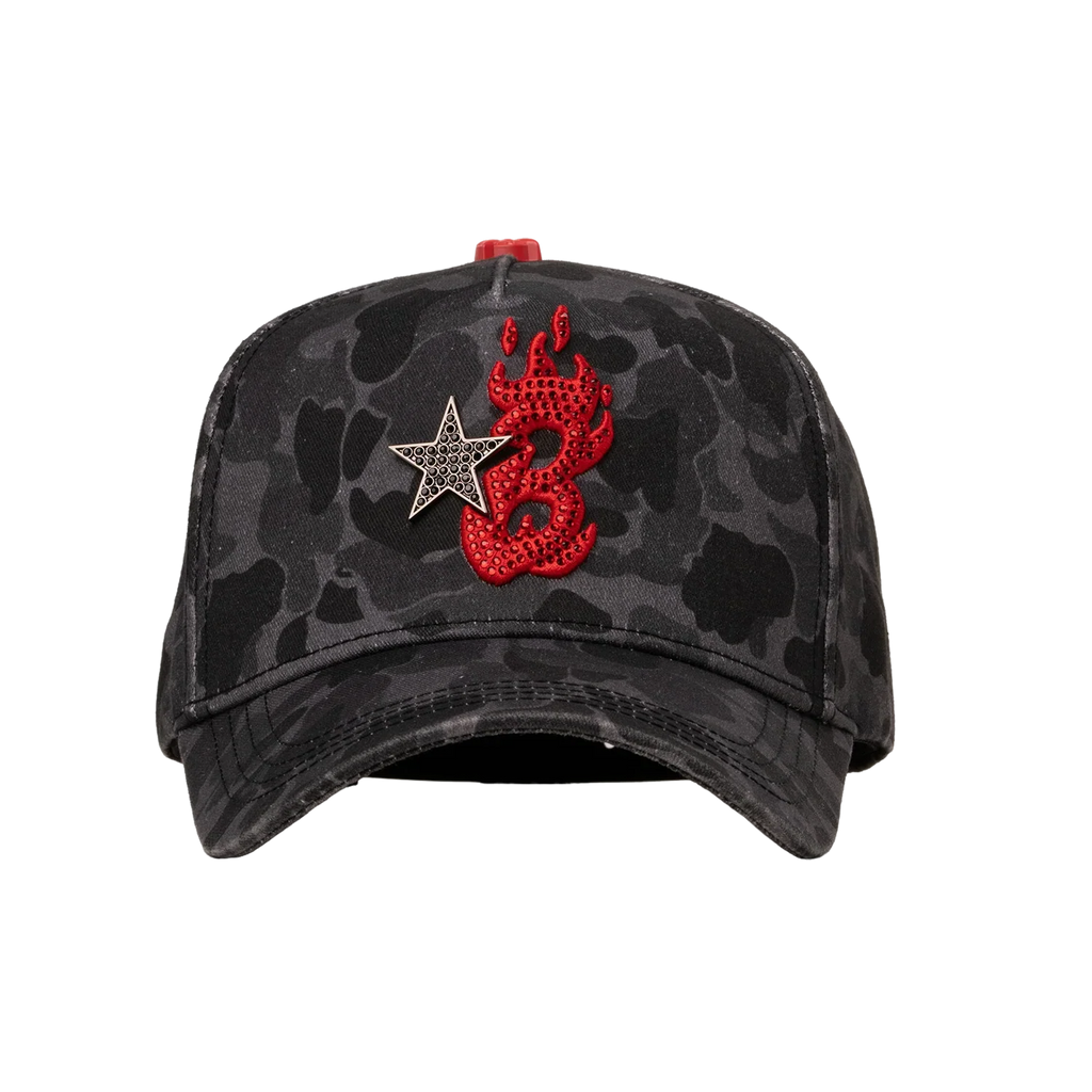 B Star Red Camo