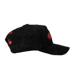 gorra barbas hats x fes willito y lonche heartbrearker vista lateral derecha