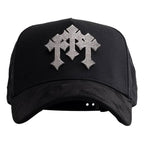 vista frontal de la gorra chrome de barbas hats