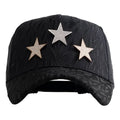 vista frontal gorra rockstar de barbas hats