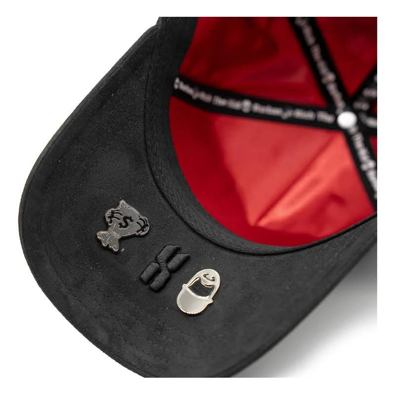 pines de la gorra chrome blackout visera inferior